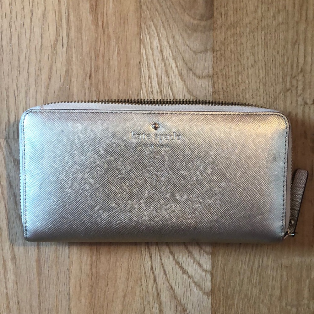 Kate Spade Gold Wallet